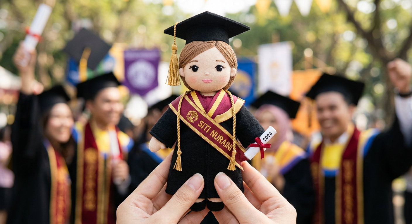 Custom Graduation Doll