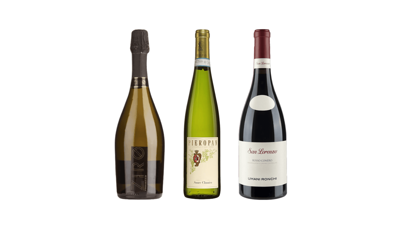 Three wines in the pack