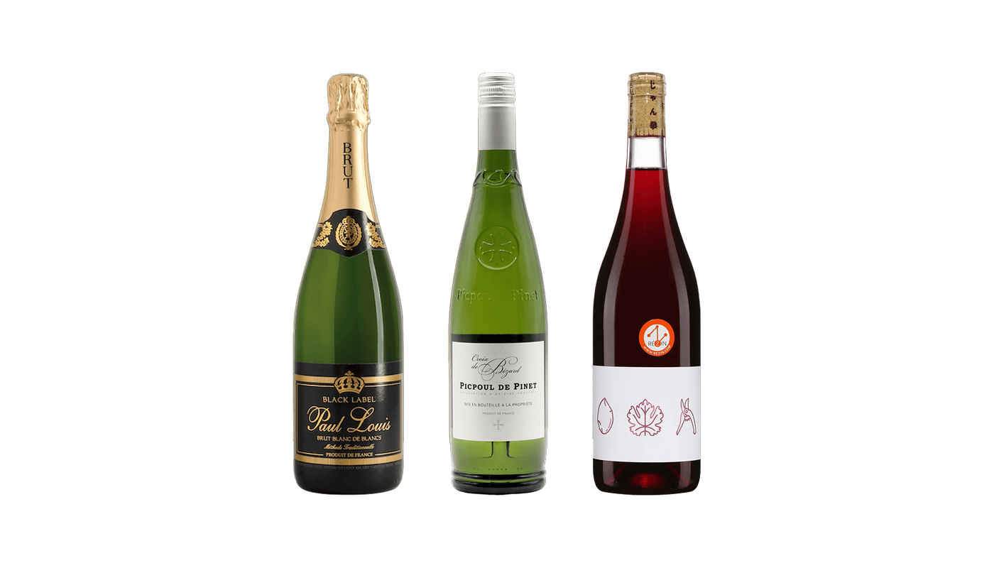 Three wines in the pack