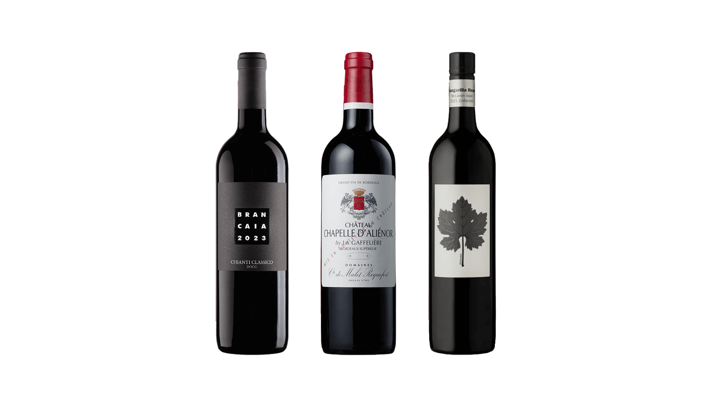 Three wines in the pack
