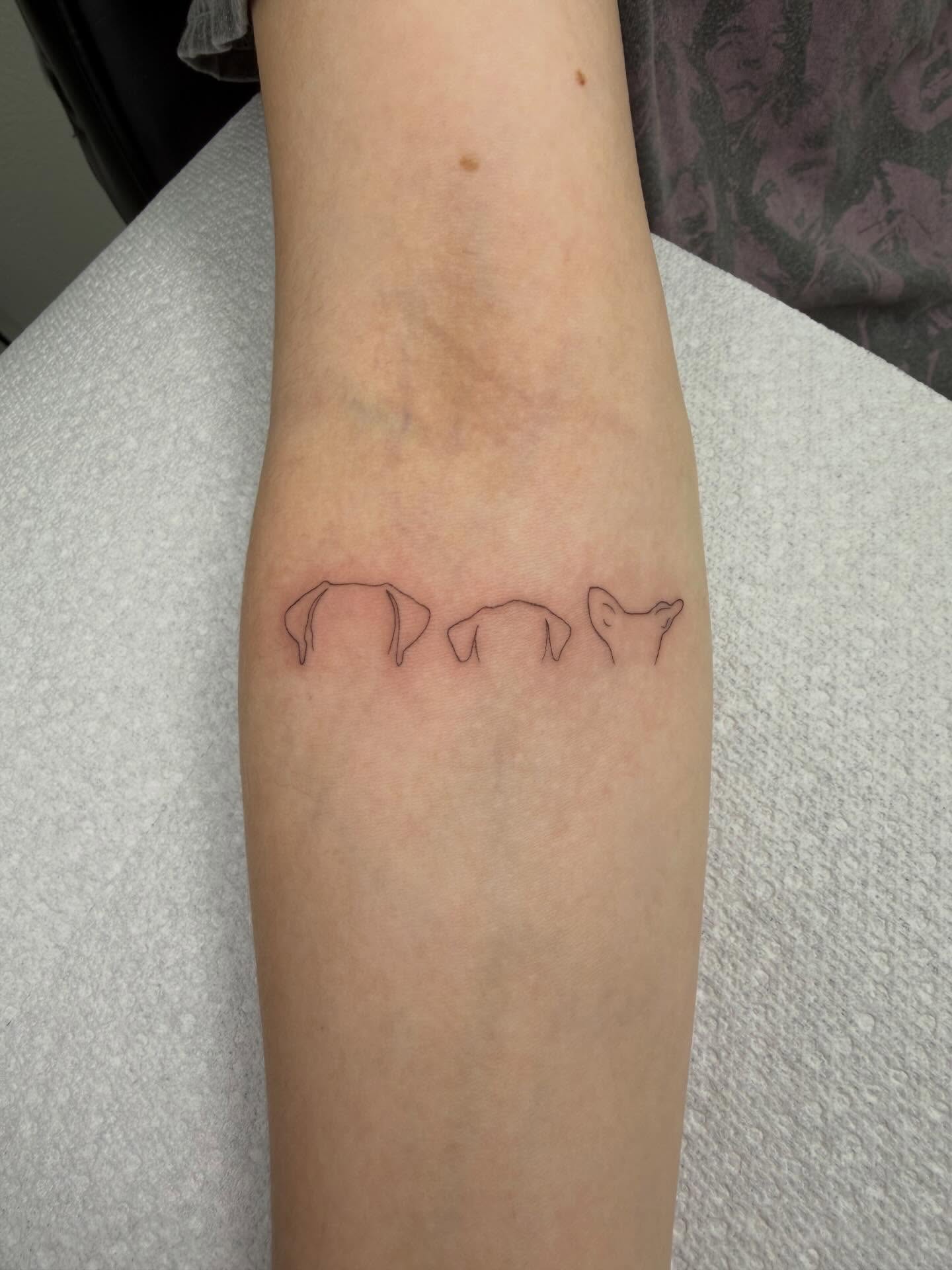 Small tattoos artwork by Daisy Cano
