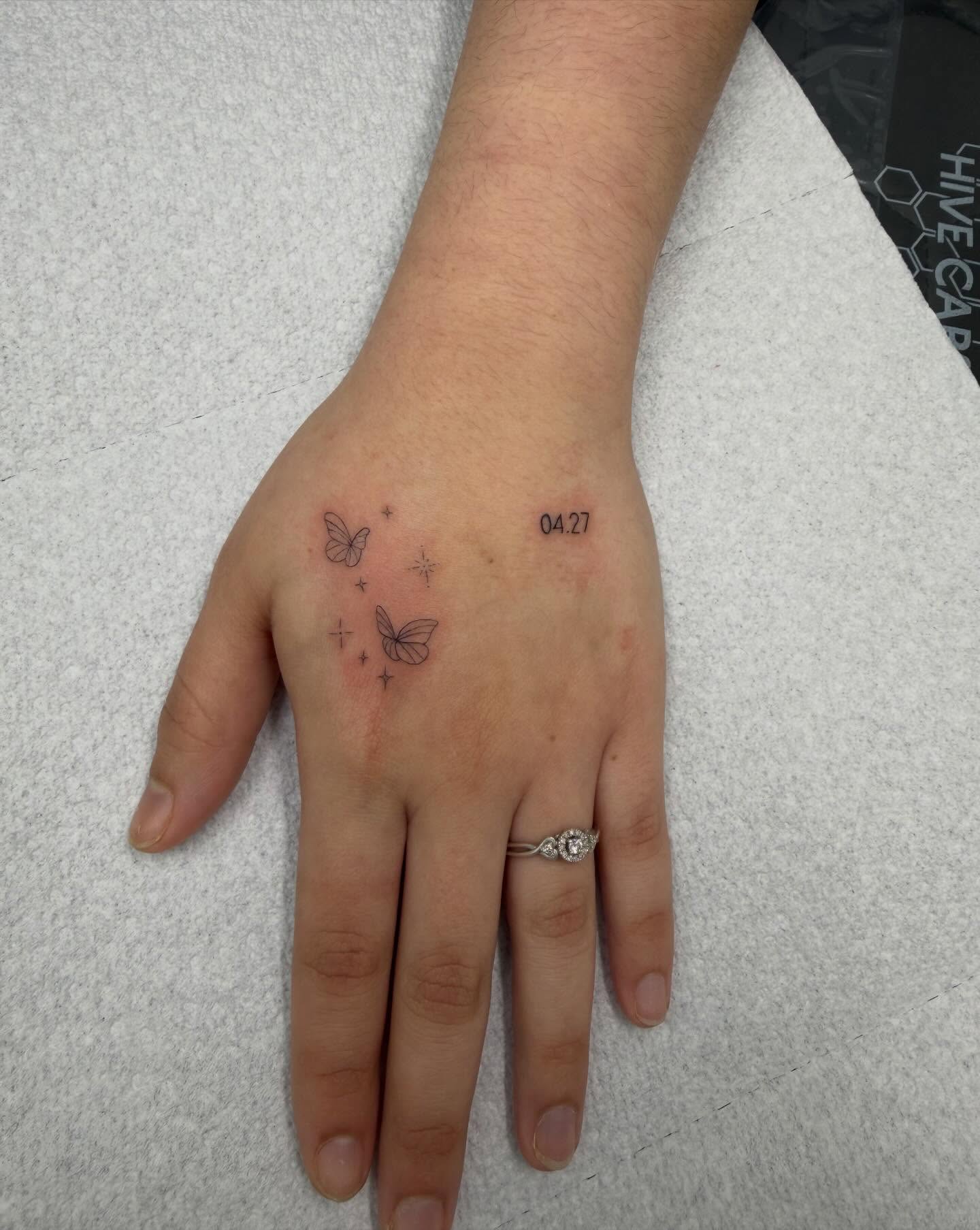 Small tattoos artwork by Daisy Cano