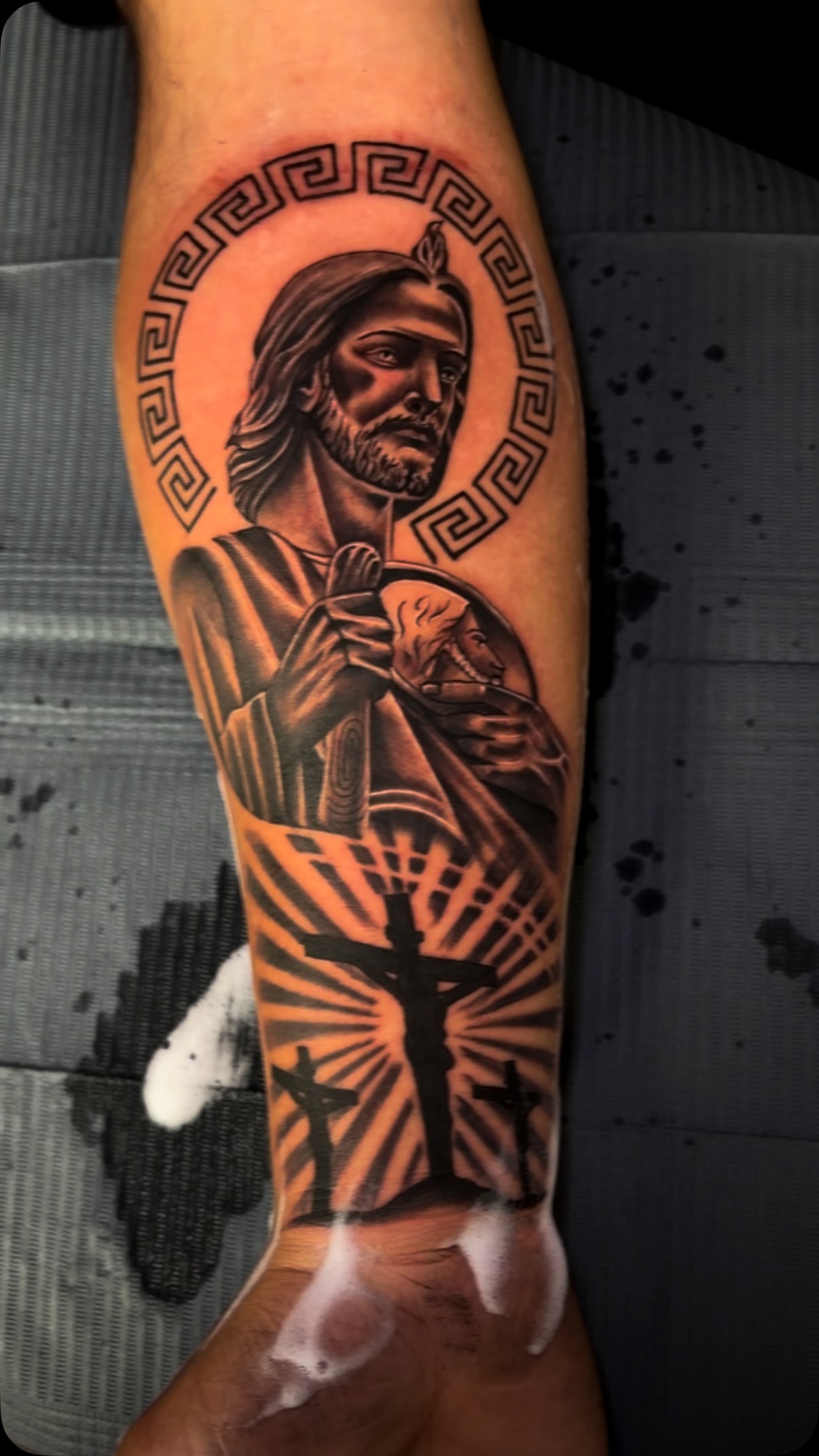 Religious artwork by Flakkito Padron