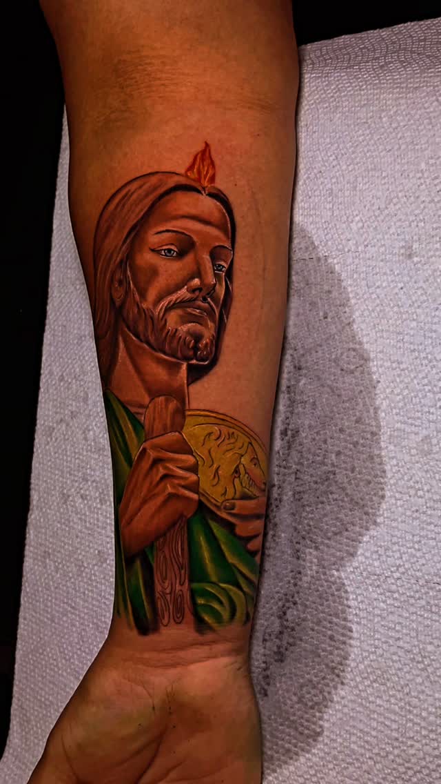 Religious artwork by Flakkito Padron
