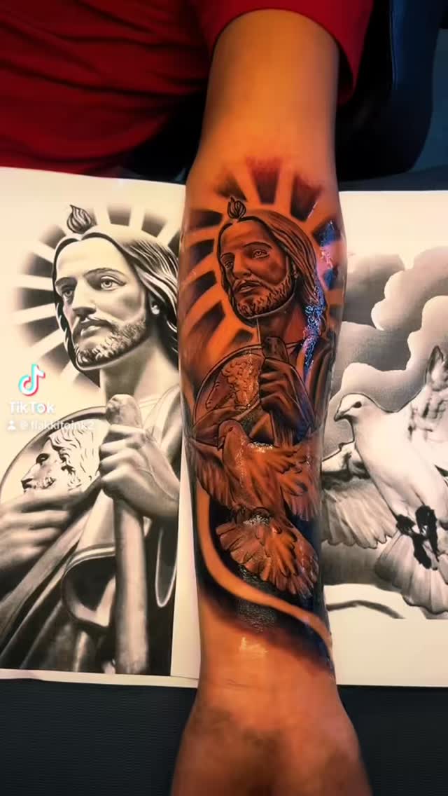 Religious artwork by Flakkito Padron