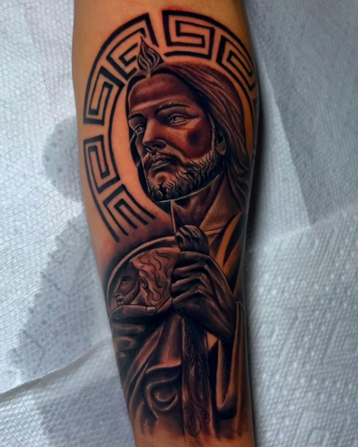Religious artwork by Flakkito Padron