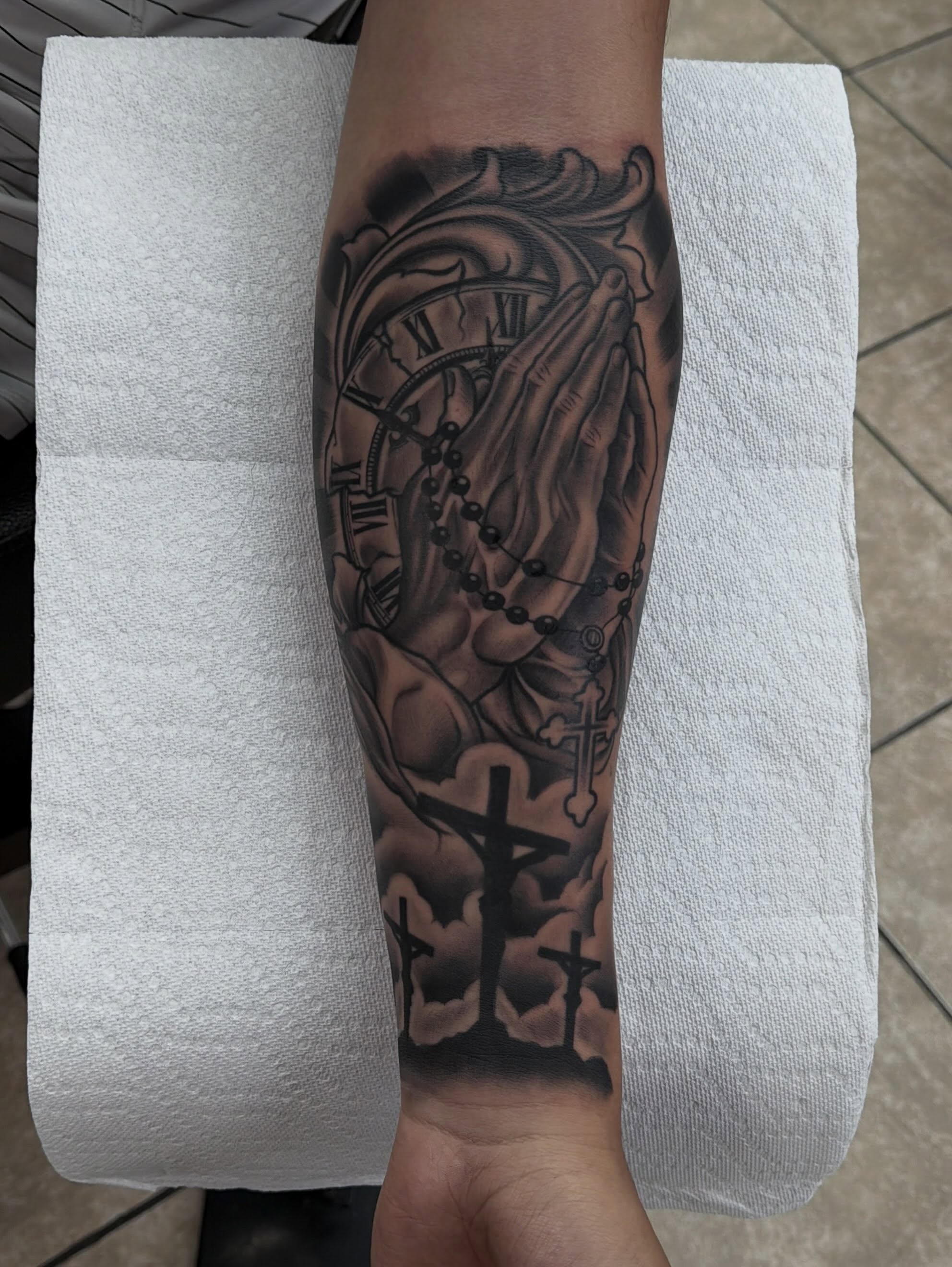 Black & grey artwork by Jose Rangel