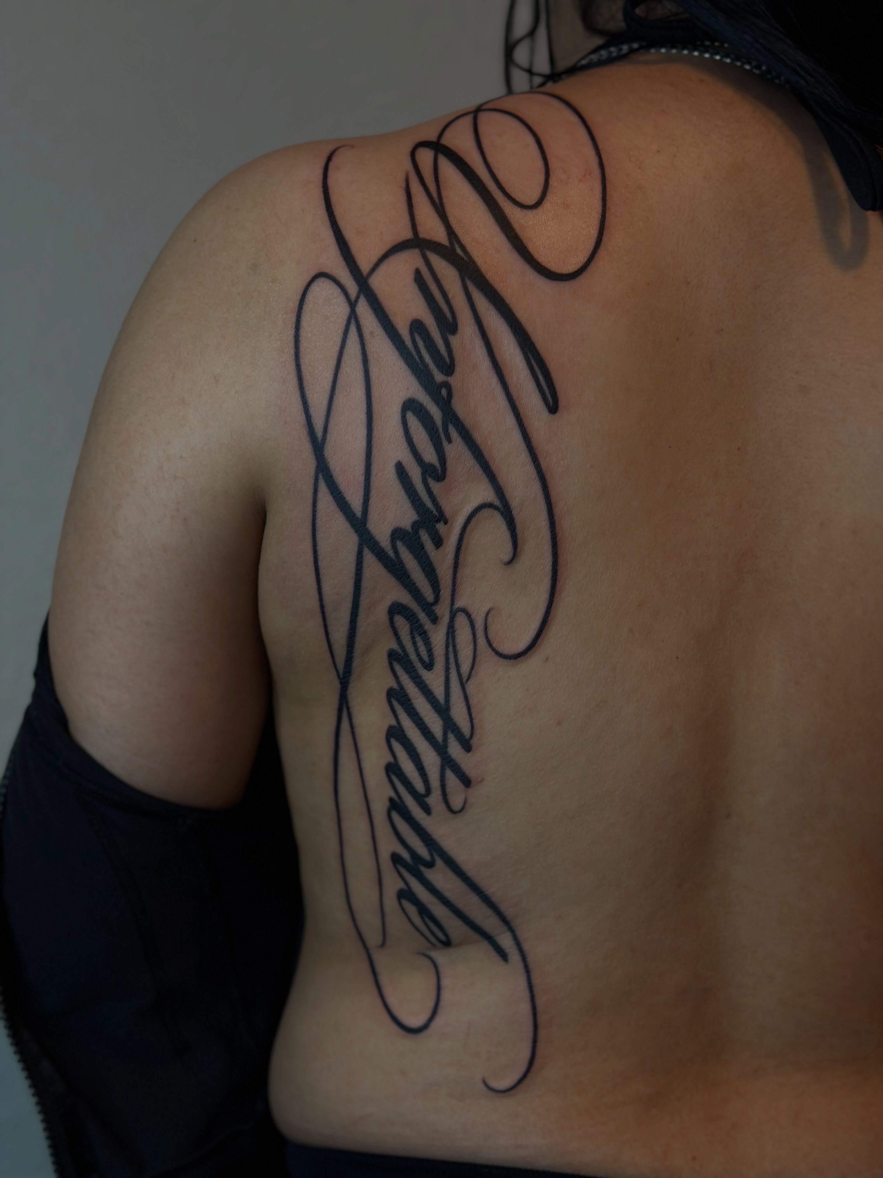 Lettering artwork by Jose Rangel