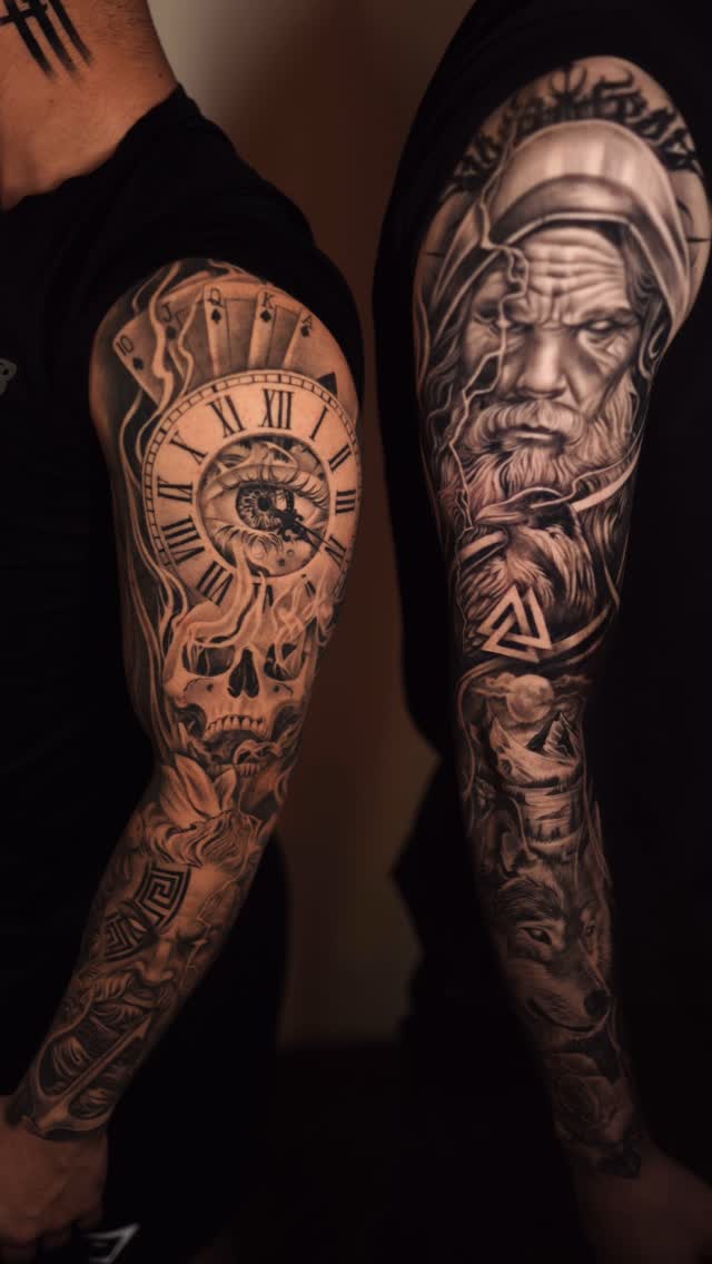 Aztec imagery artwork by Luis Cano