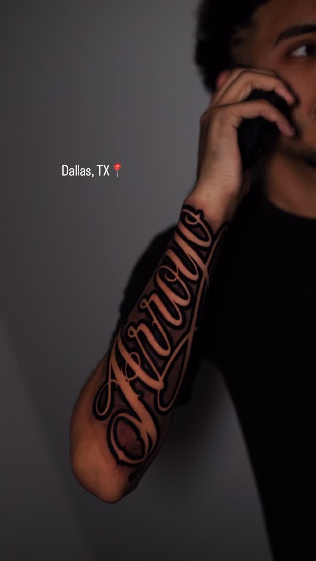 Lettering work by Juan Martin
