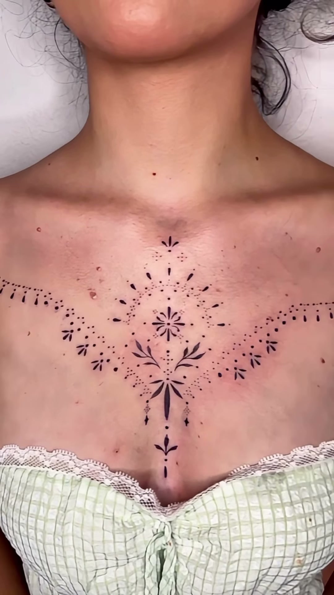 Still from ornamental chest piece by Lorie Gamez