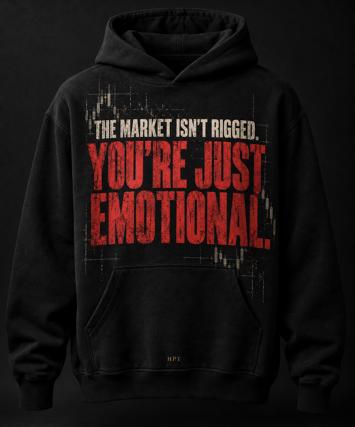 Black HPT market is not rigged hoodie