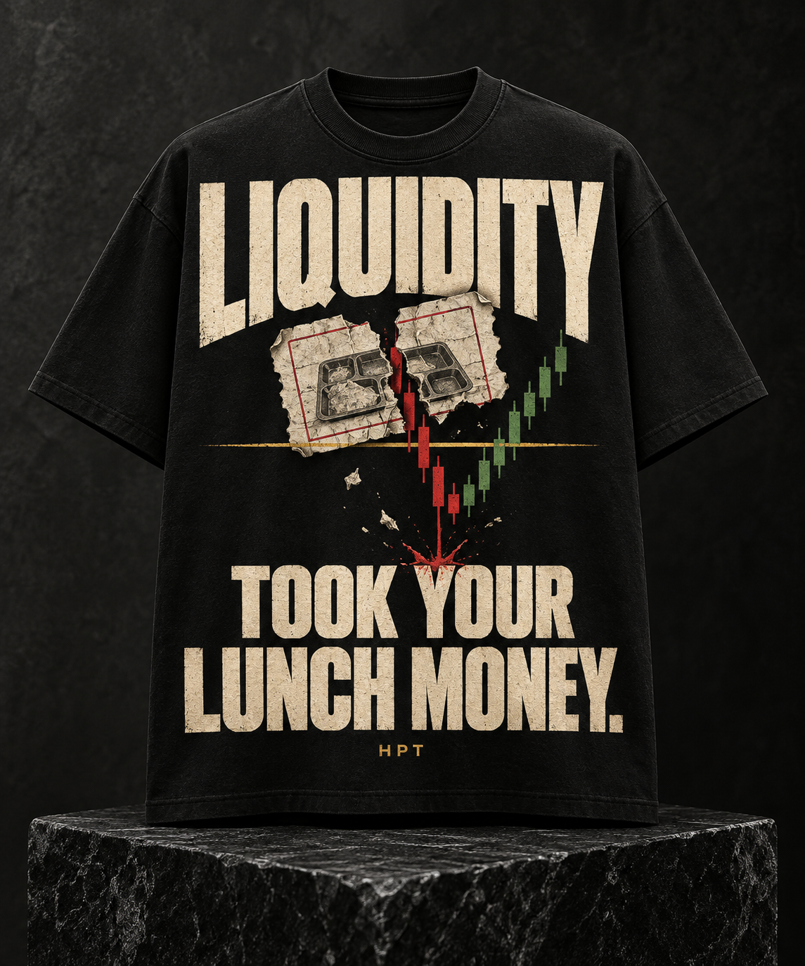 Black HPT liquidity took your lunch money tee