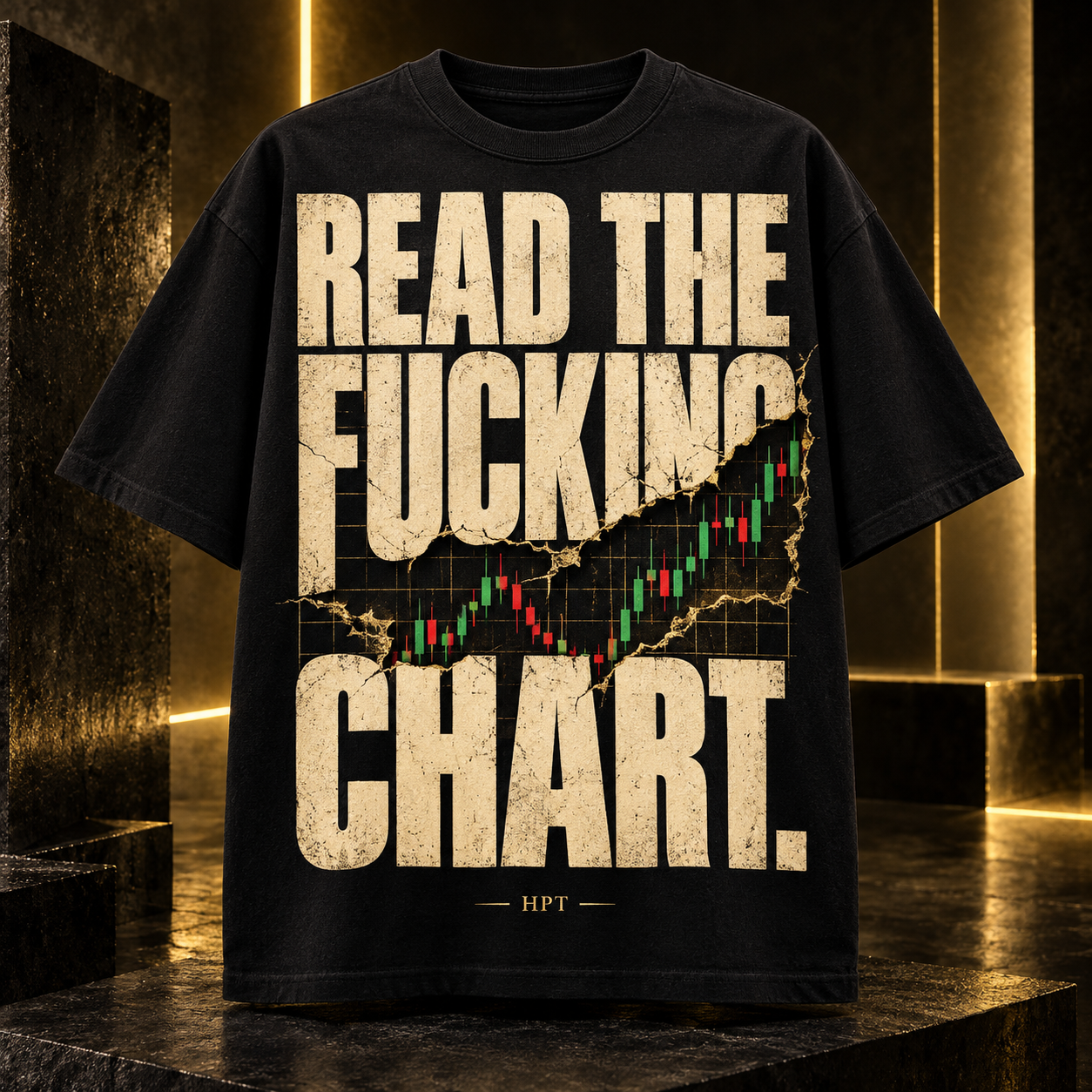 Black HPT read the fucking chart tee