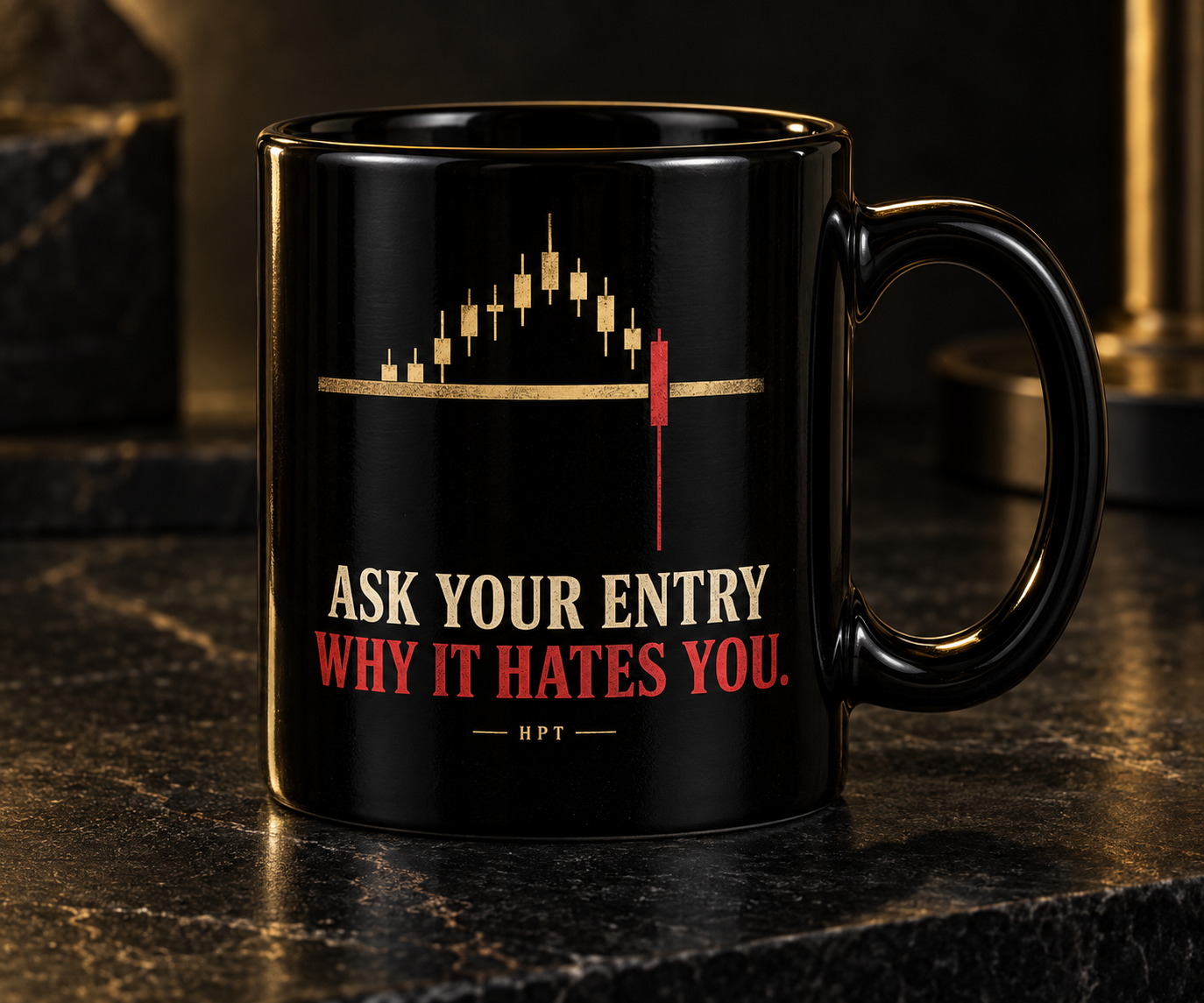 Black Ask Your Entry Why It Hates You HPT mug
