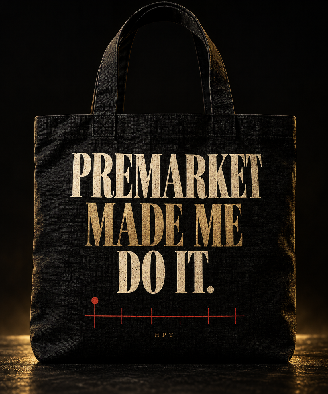 Black Premarket Made Me Do It HPT tote