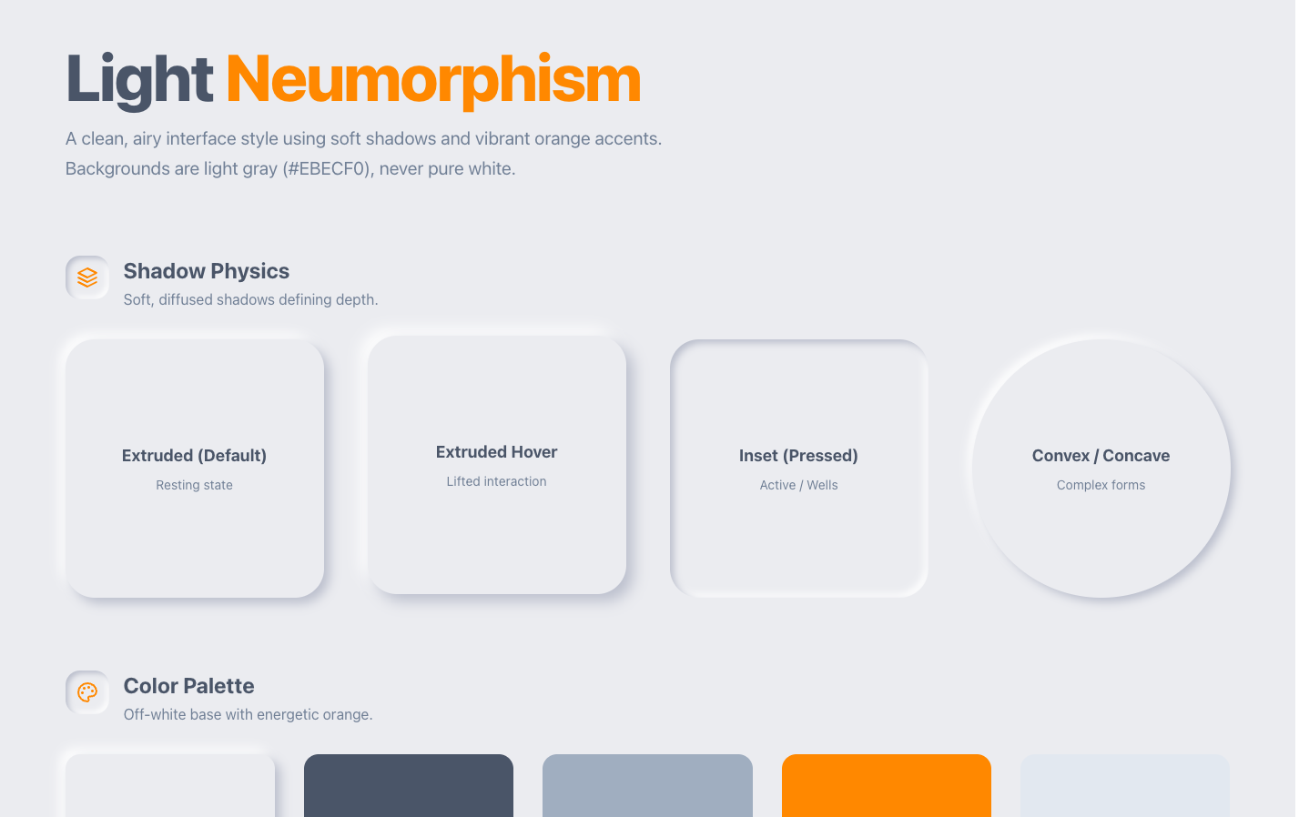 Neumorphism preview