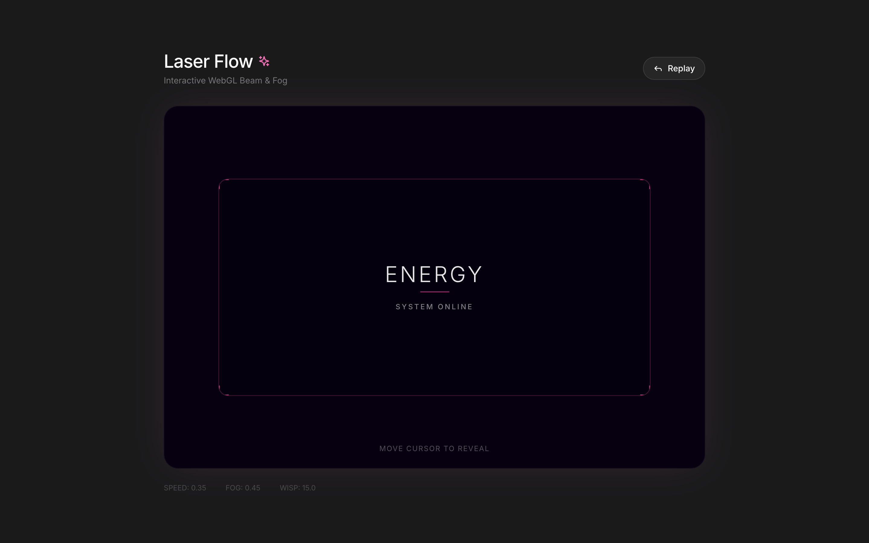 Laser Flow preview