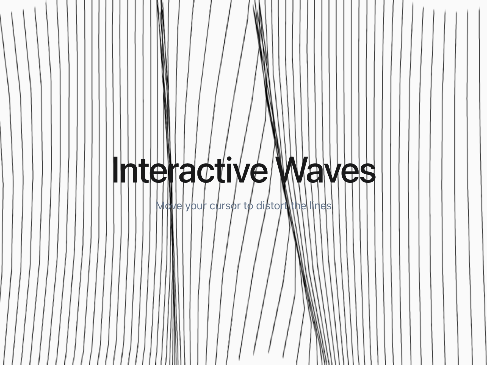 Interactive Waves Background preview