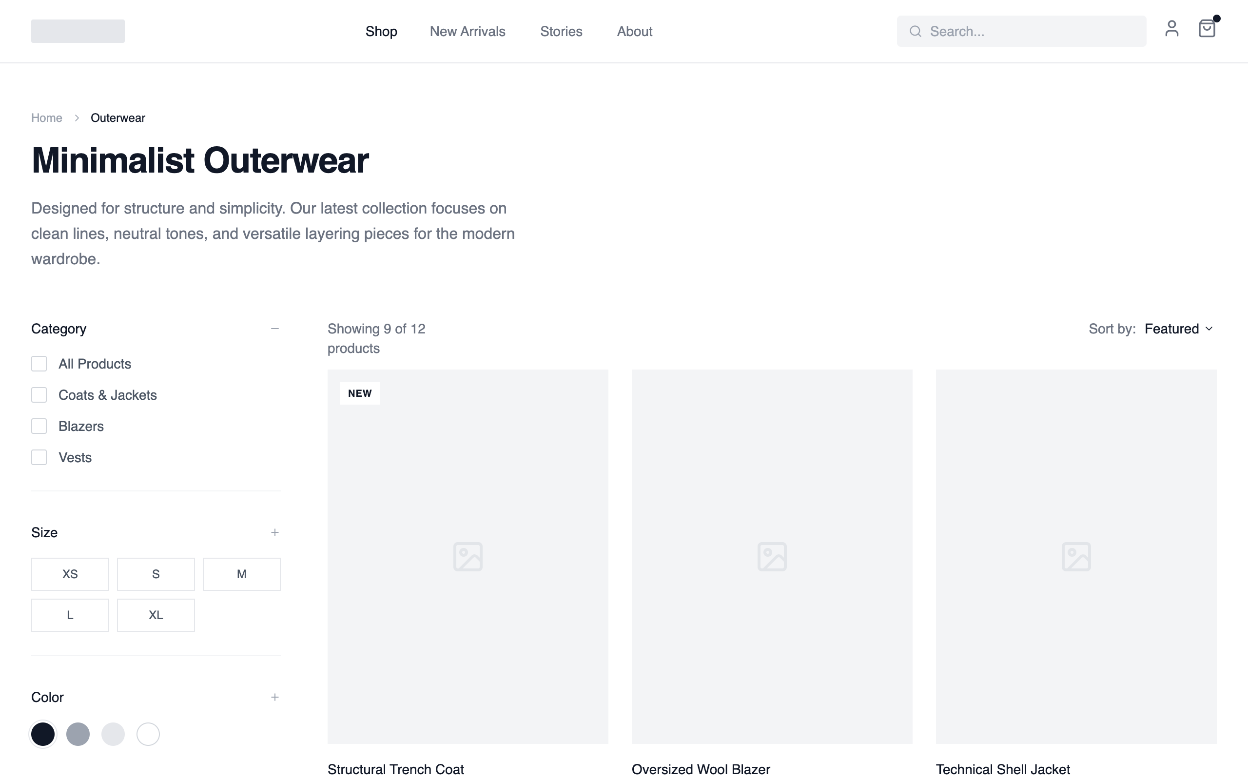 Collection Page- Filtered Product Grid preview