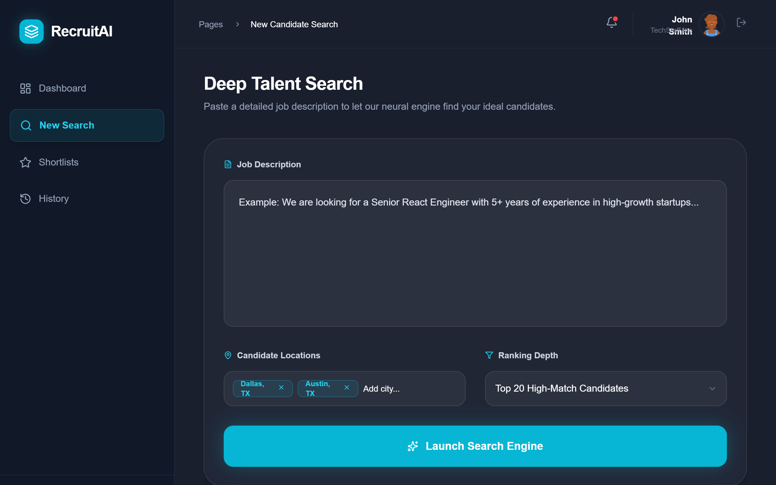 RecruiterAI - Luxury Bespoke Redesign preview