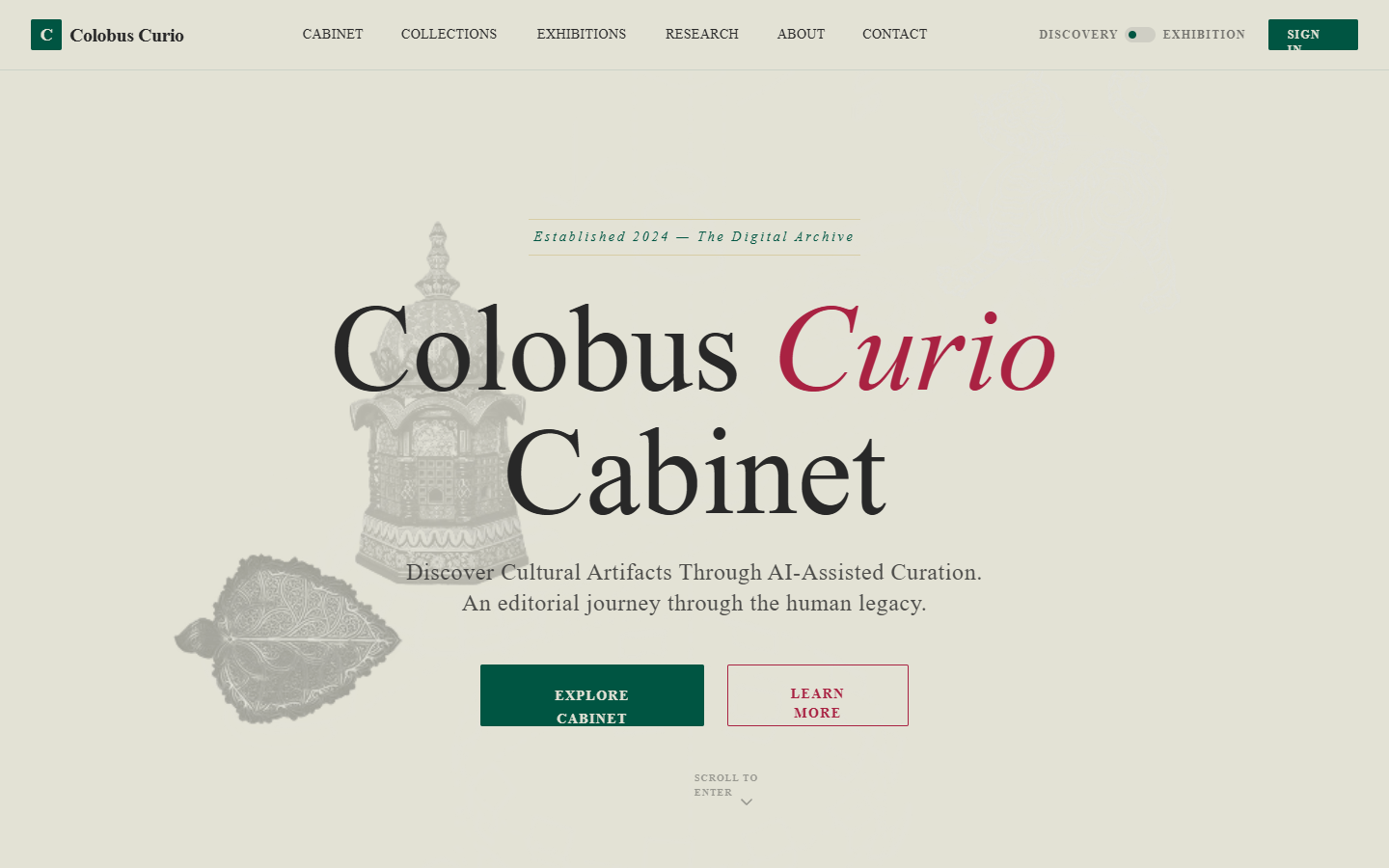 Colobus Curio | Integrated Navigation preview