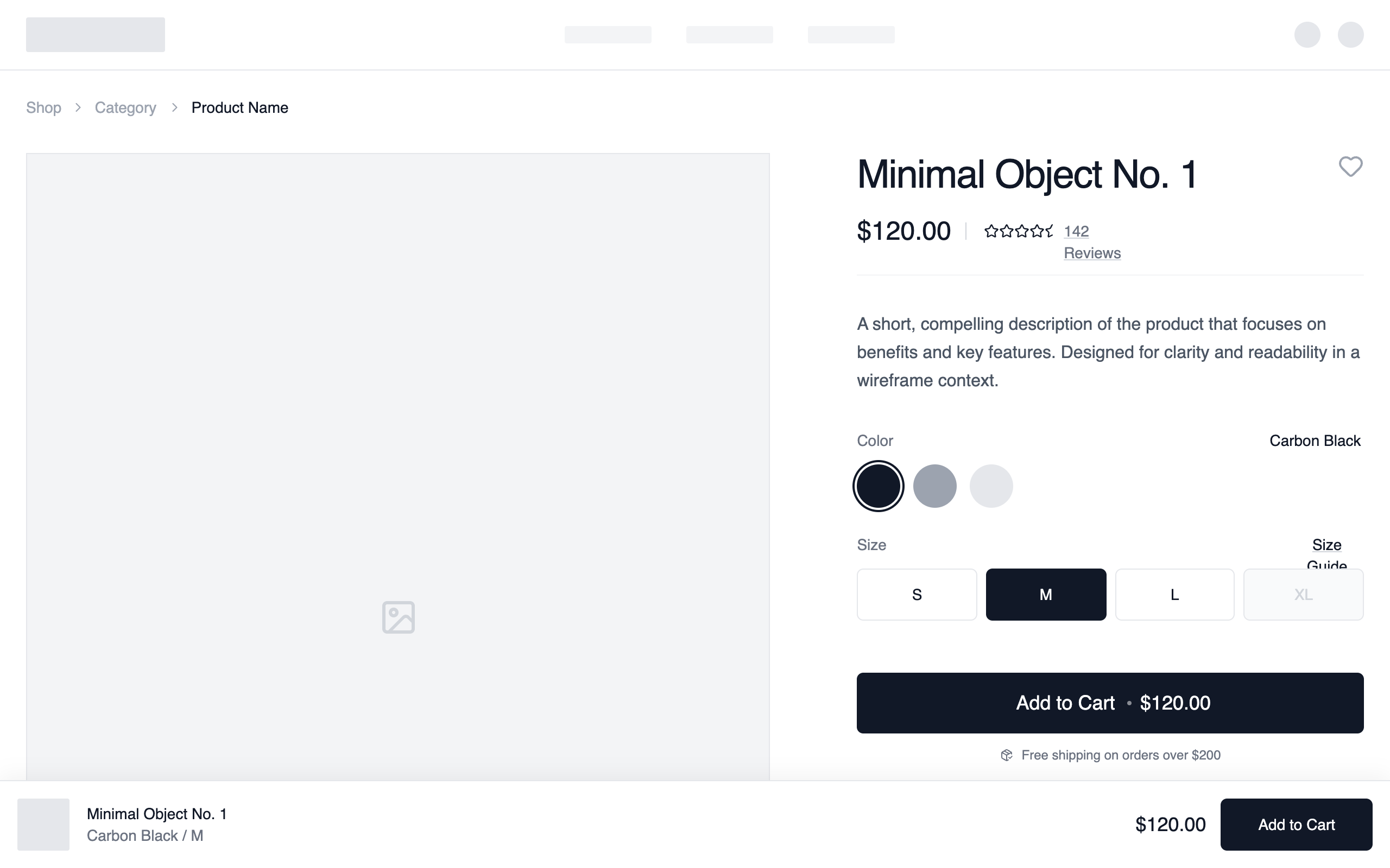Conversion-optimised Product Page preview