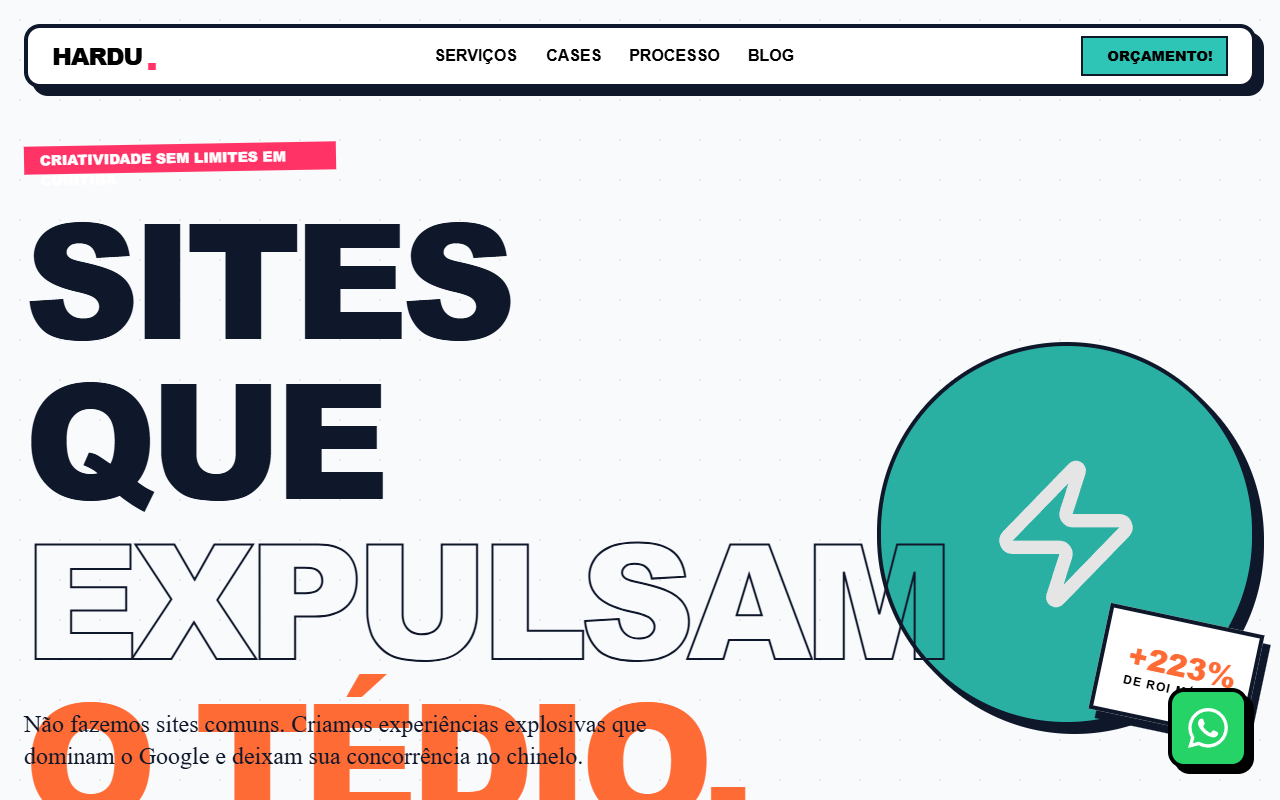 Hardu — Maximalist Web Agency preview