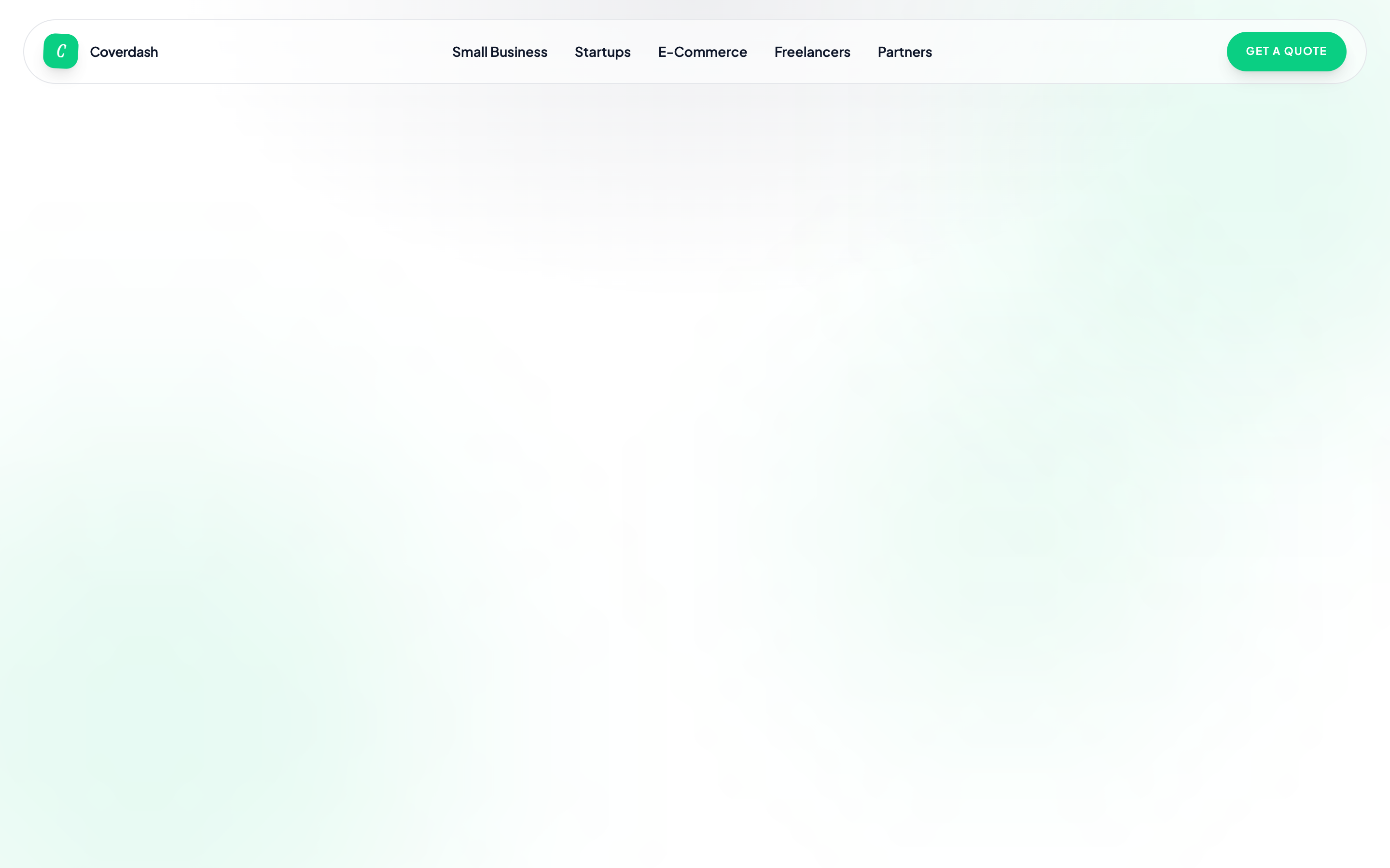 Coverdash Editorial Insurtech Landing preview