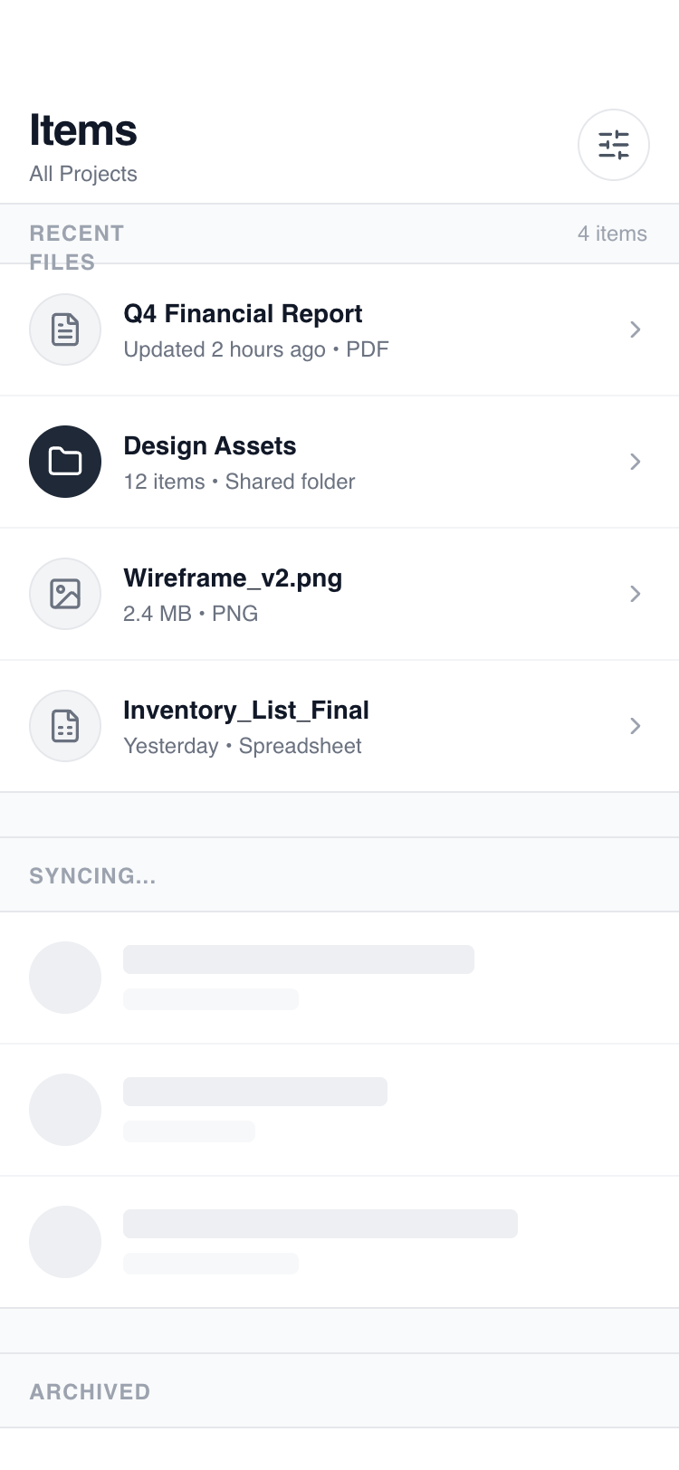 Vertical index page preview