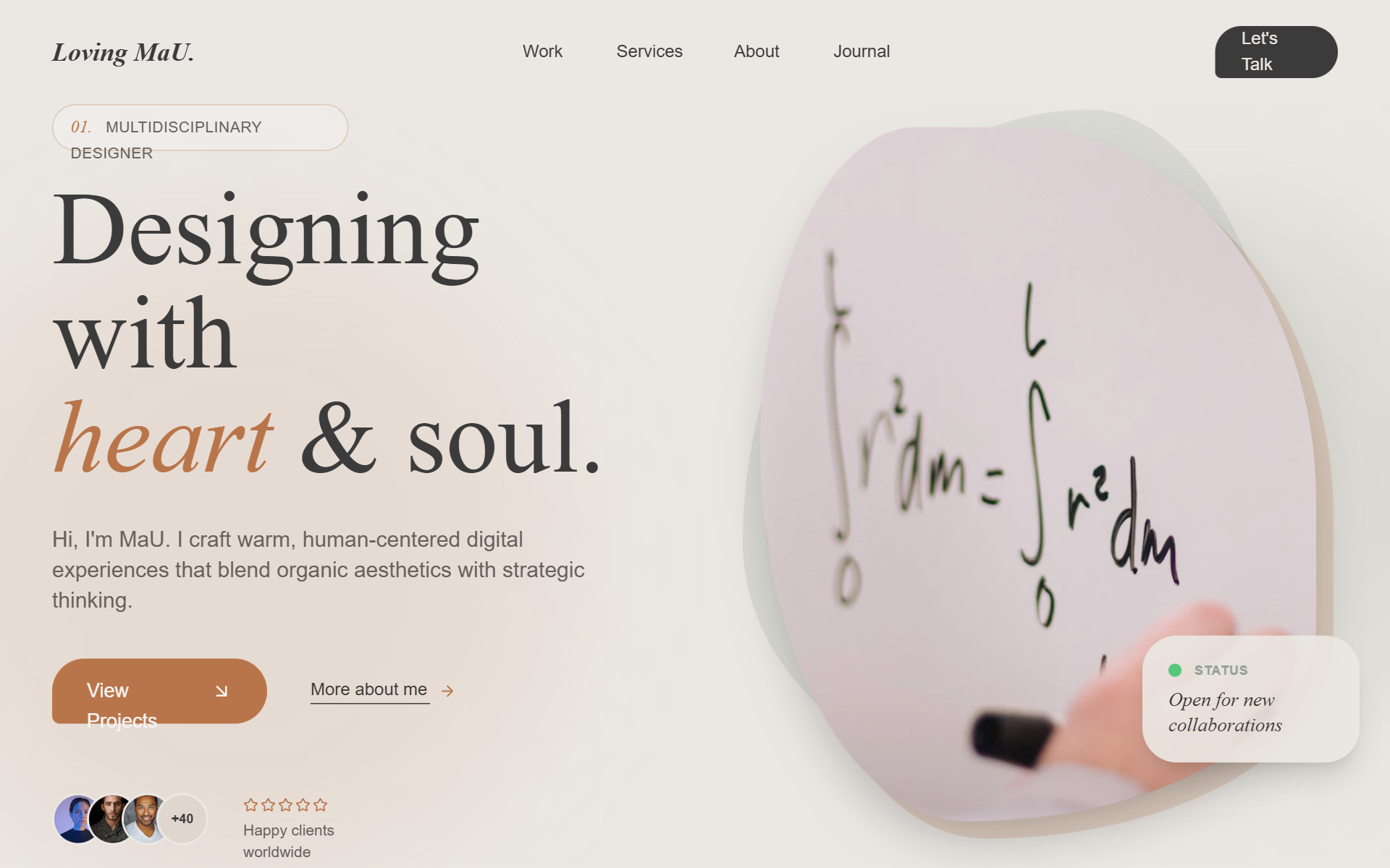 Loving MaU Portfolio preview