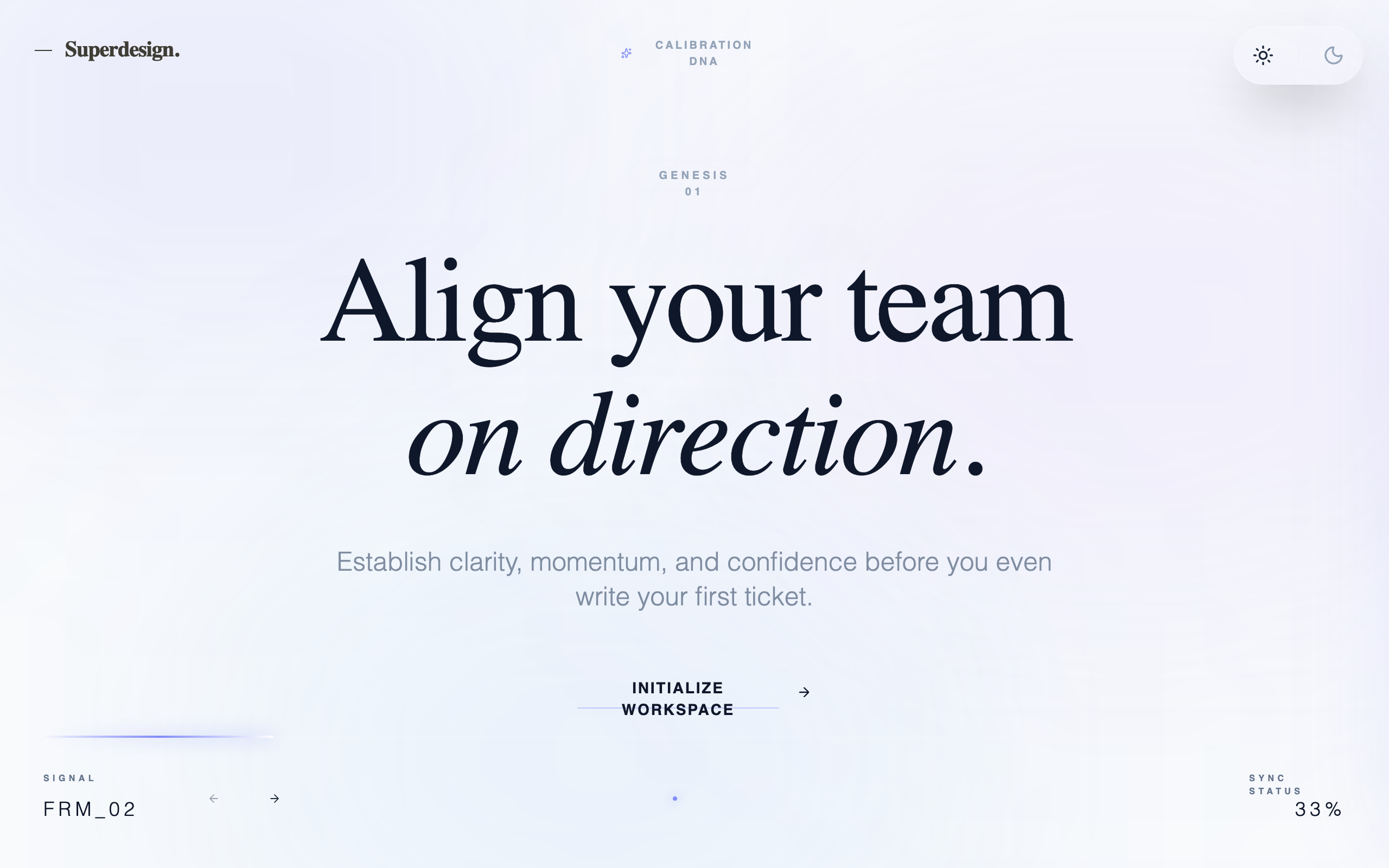 Luminous Ethereal Glassmorphism Onboarding preview