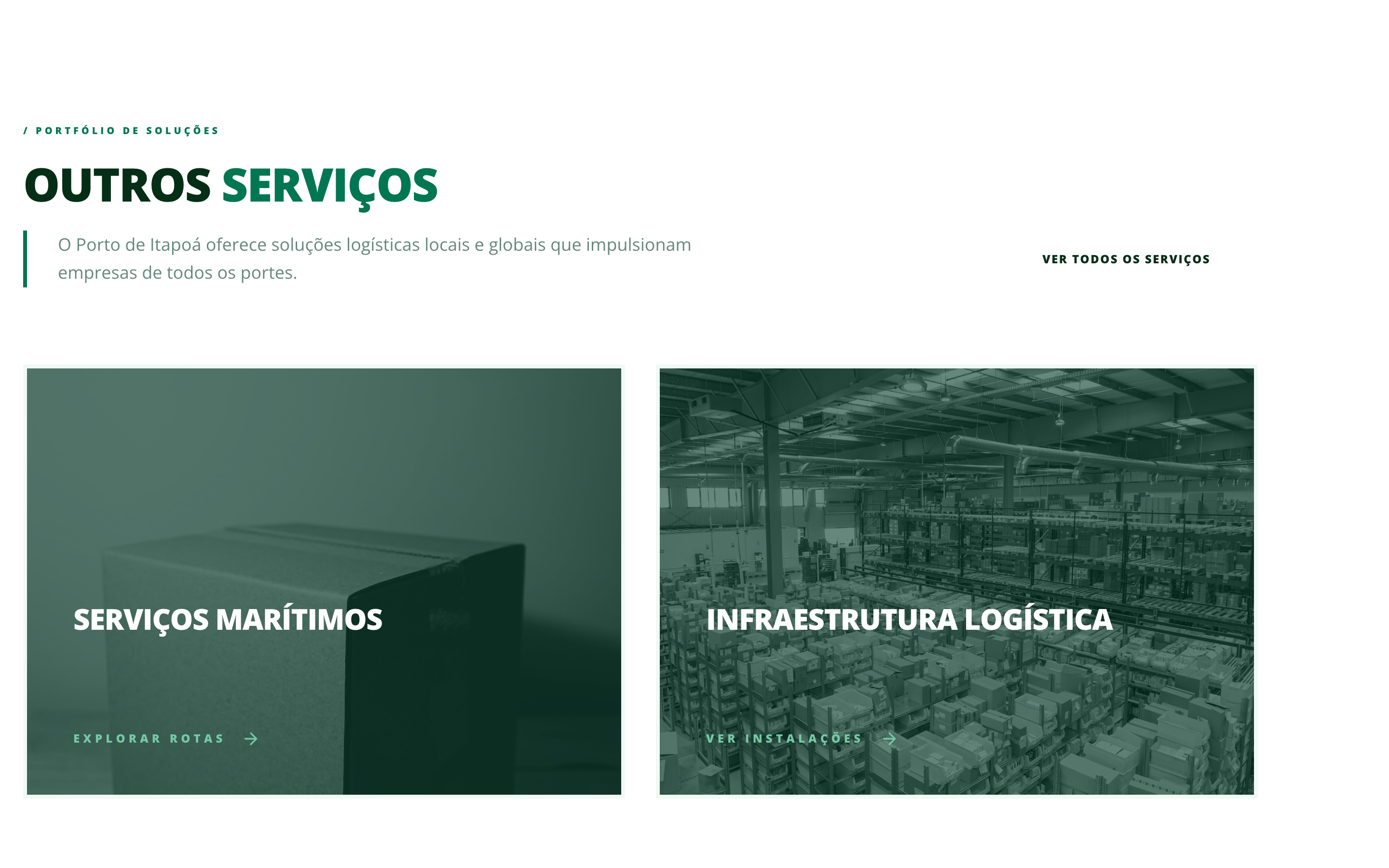 Portfolio de Serviços preview
