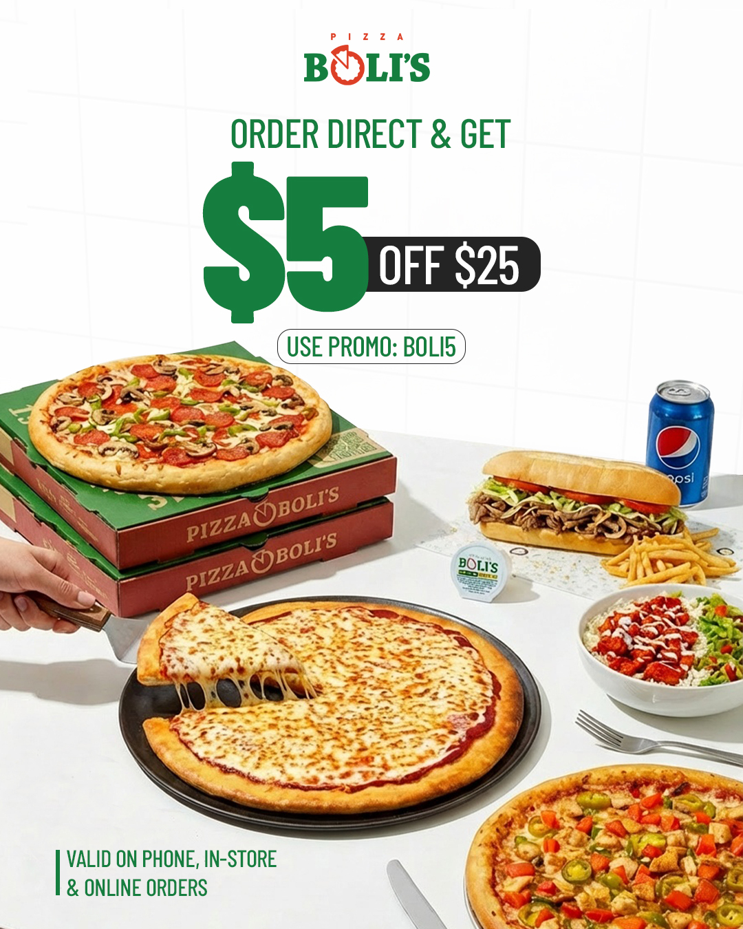 Pizza Boli's Ad