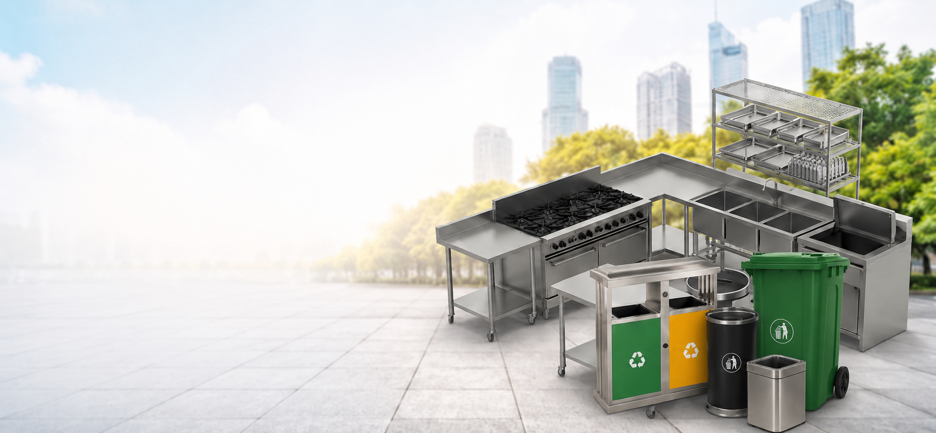 Produk Fabrikasi Trashindo - Peralatan Dapur & Tempat Sampah