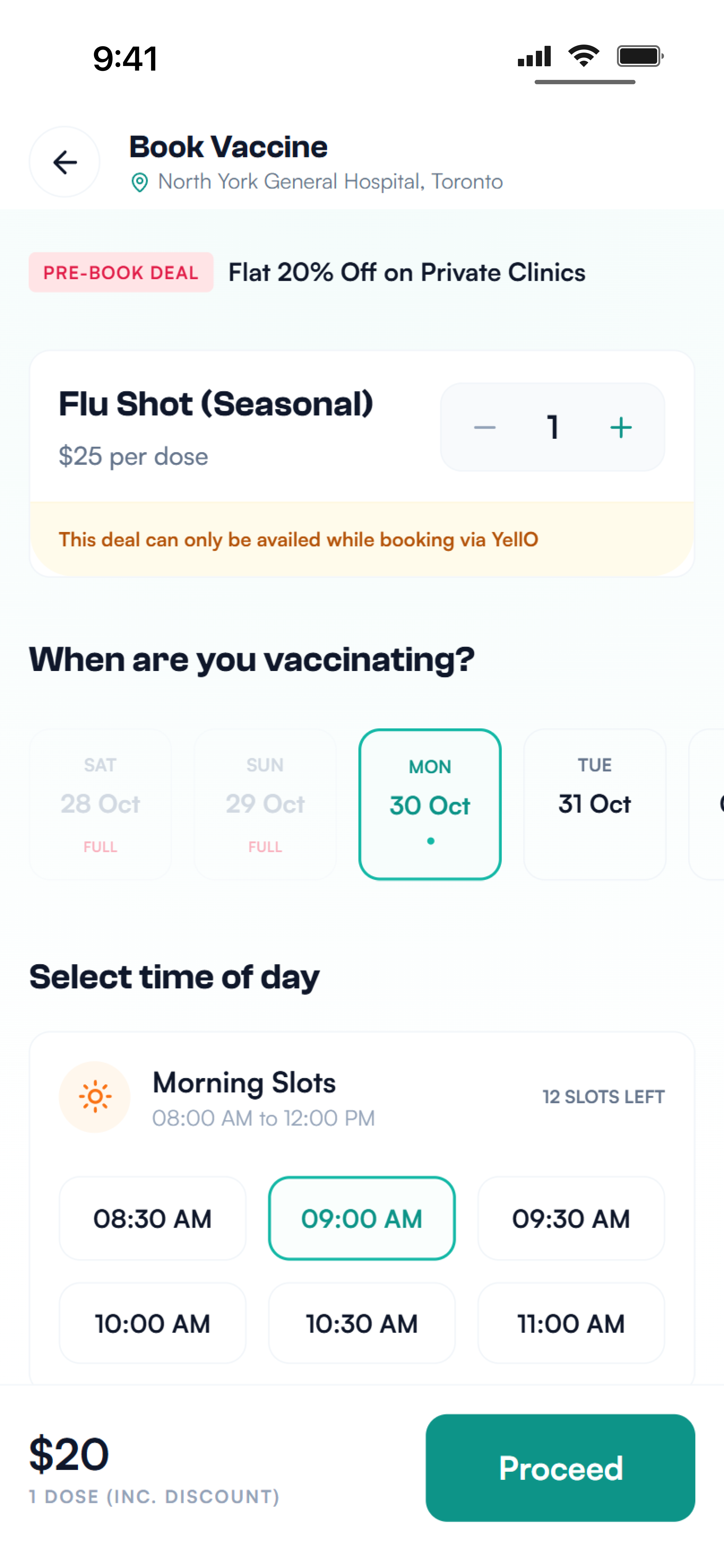 Yello Booking