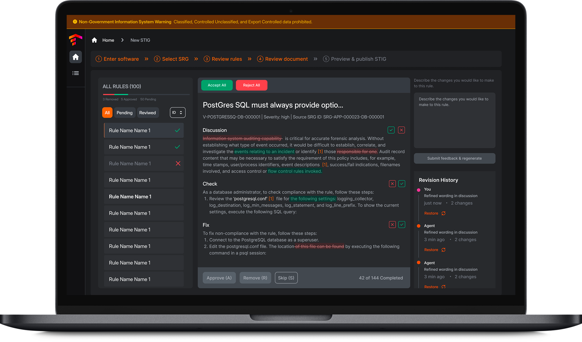 Security Configuration Agent