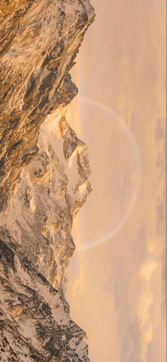 Mountains at sunrise