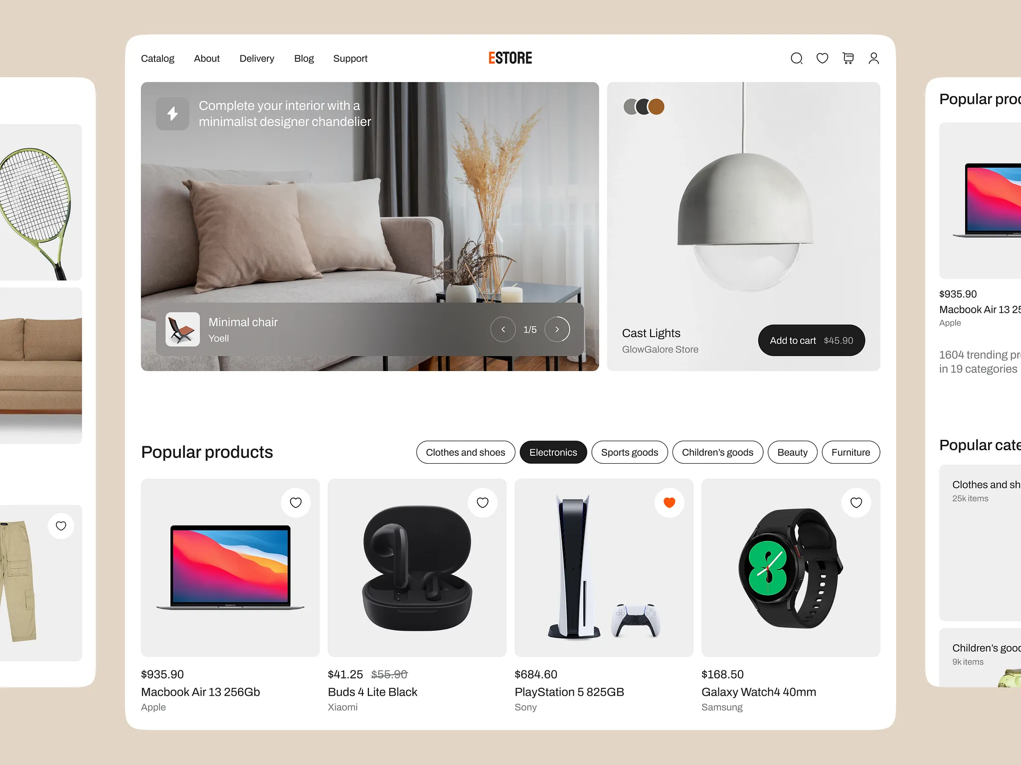 Landing Page / Marketplace preview