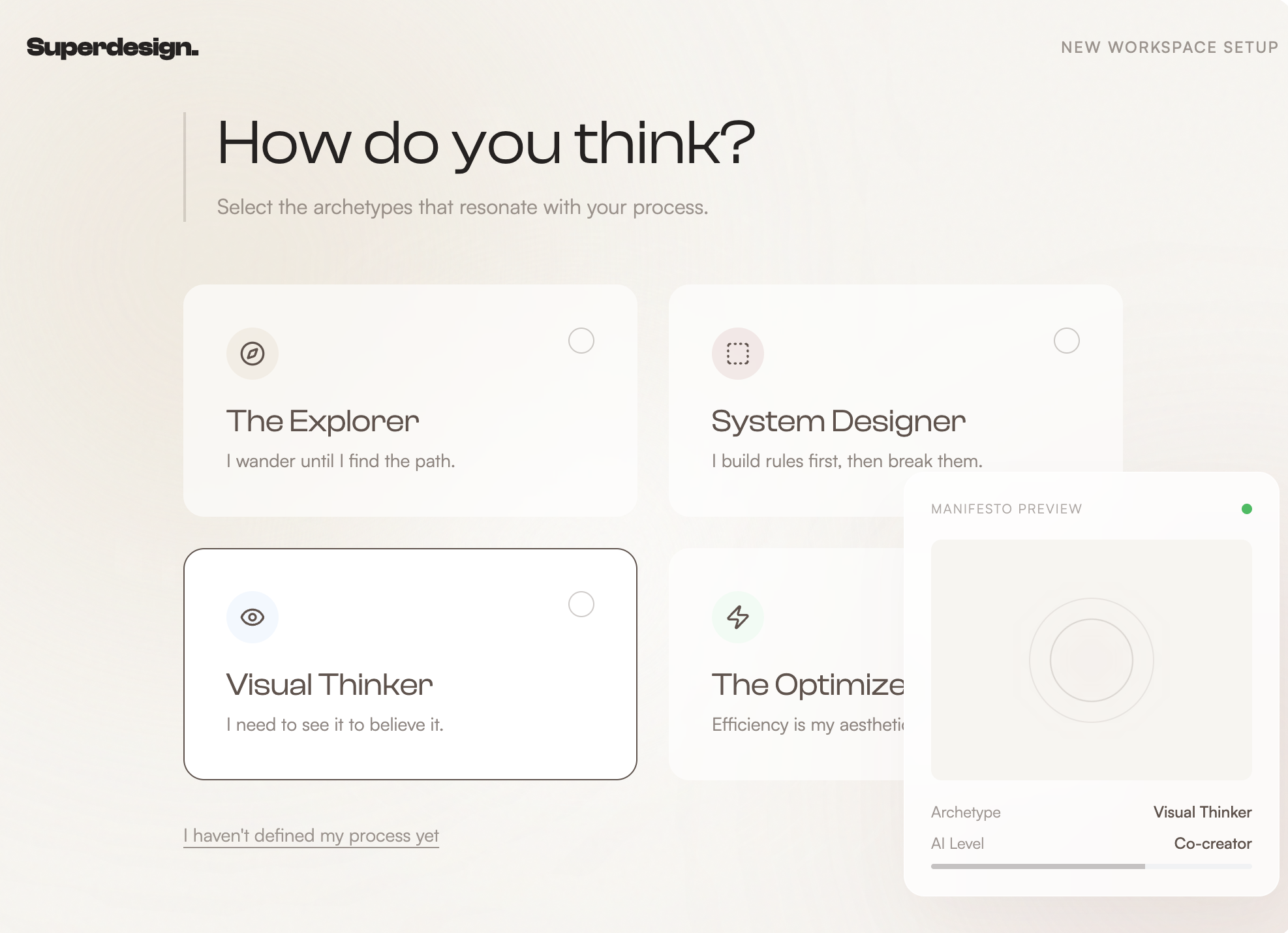Editorial onboarding preview