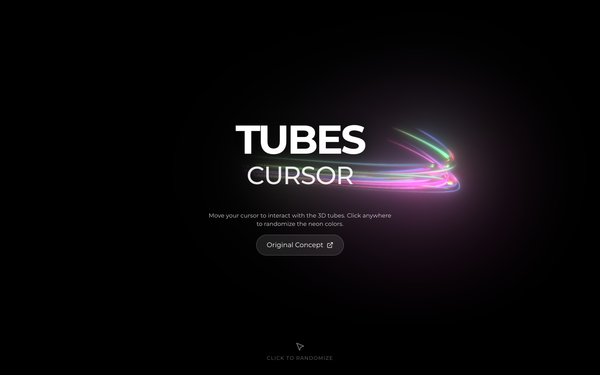 Tubes Interactive Background preview