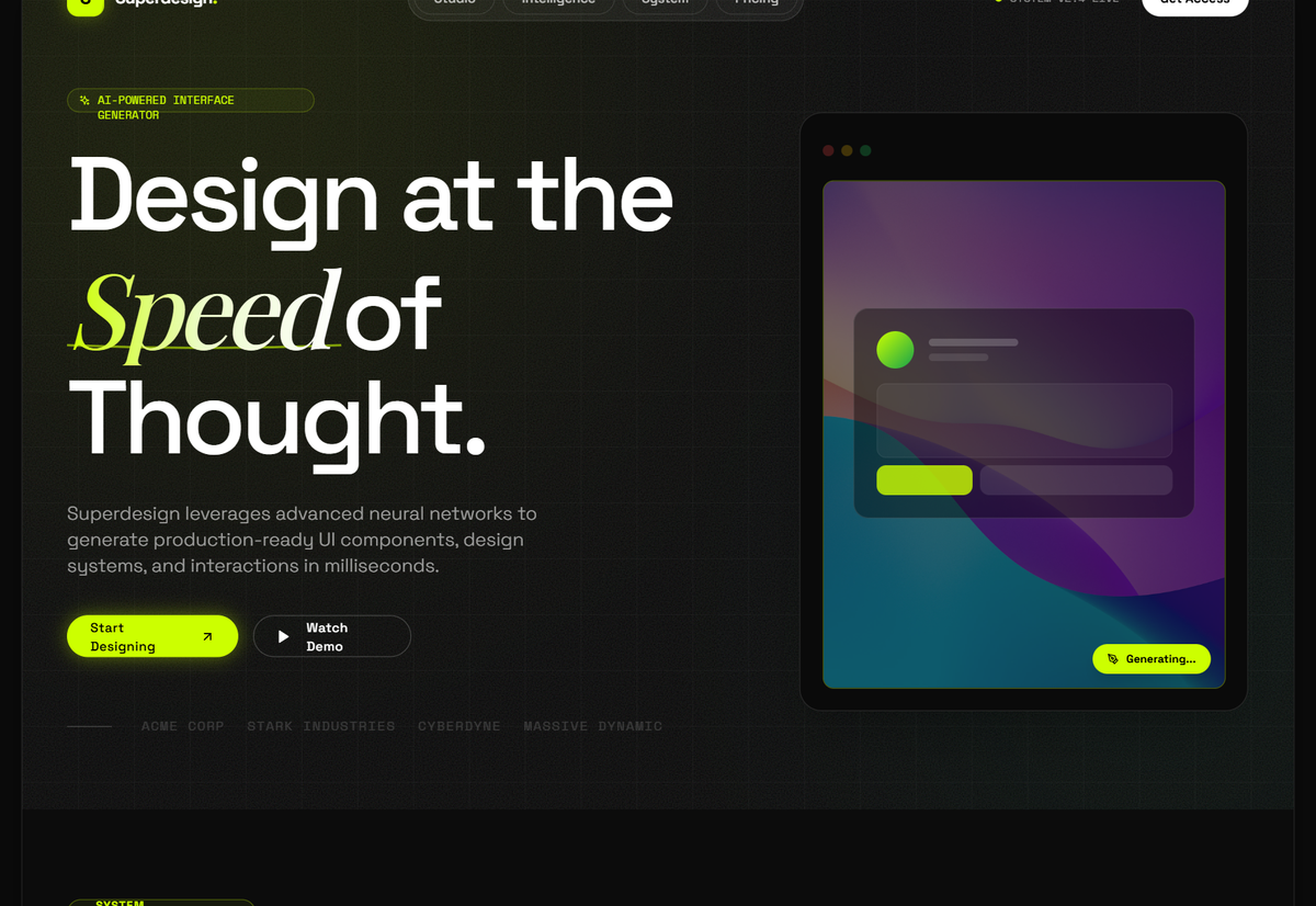 Glassmorphism Style preview