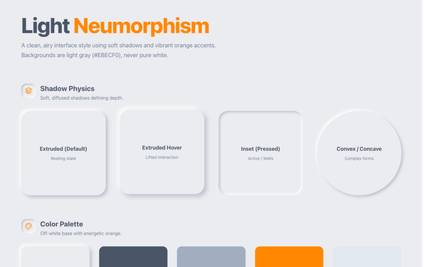 Neumorphism preview