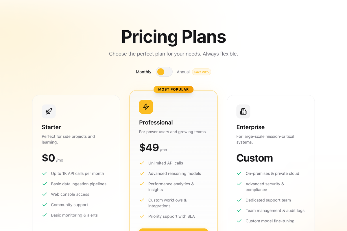 Pricing preview