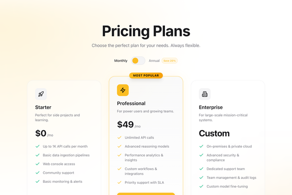 Pricing preview