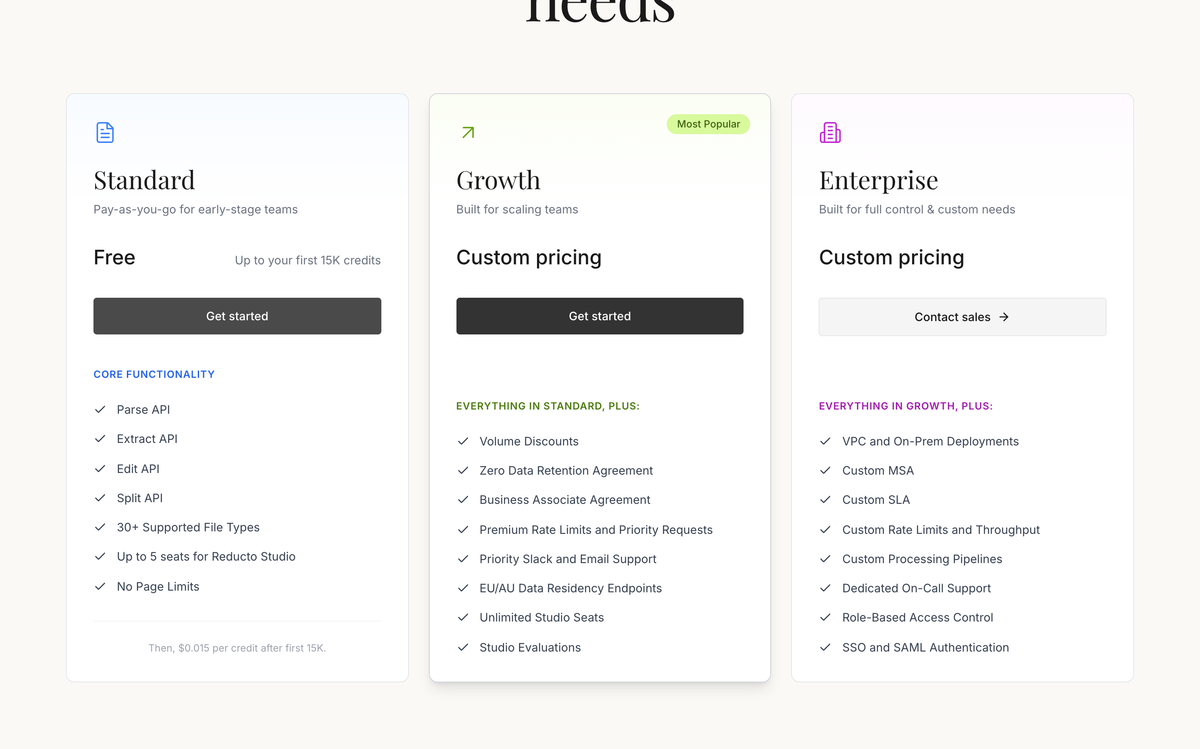 Pricing preview