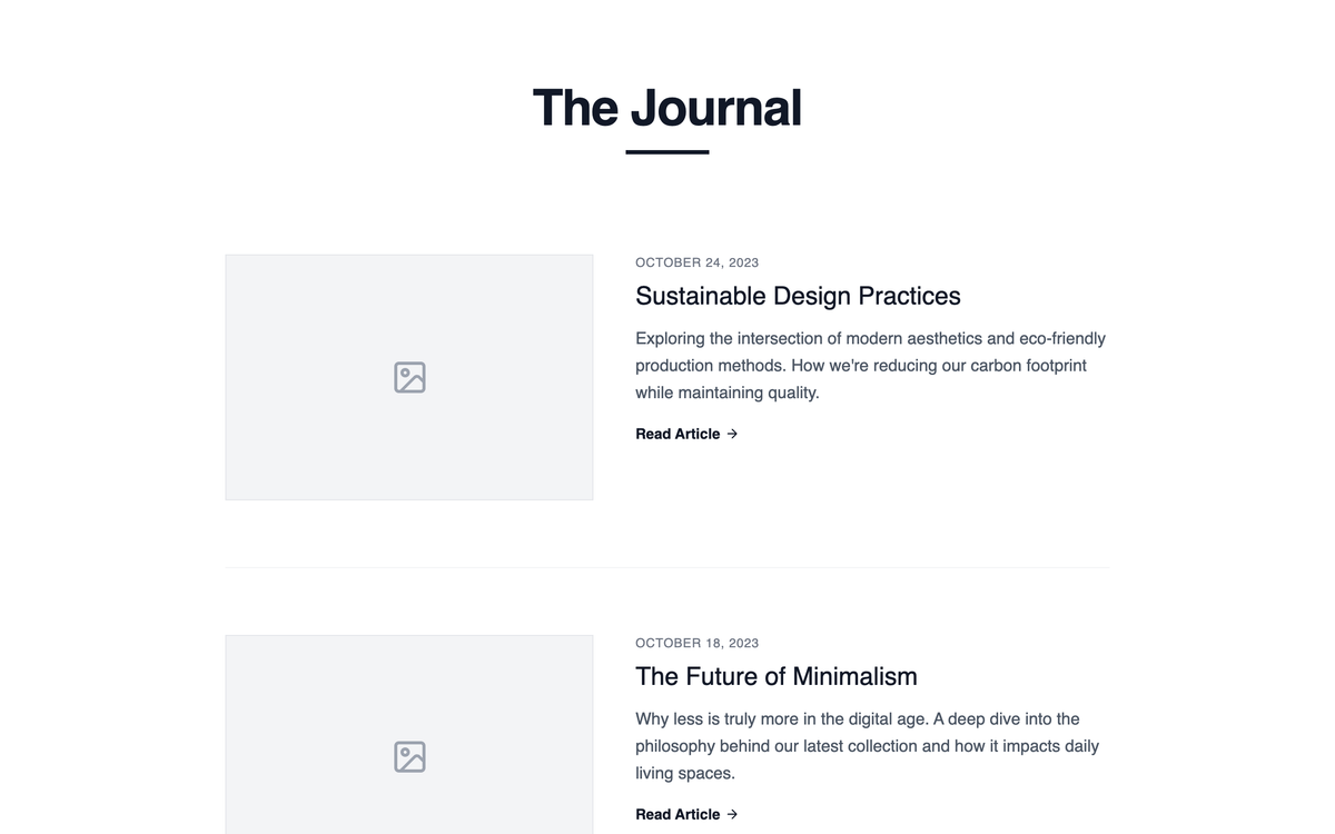 Chronological Content Feed preview