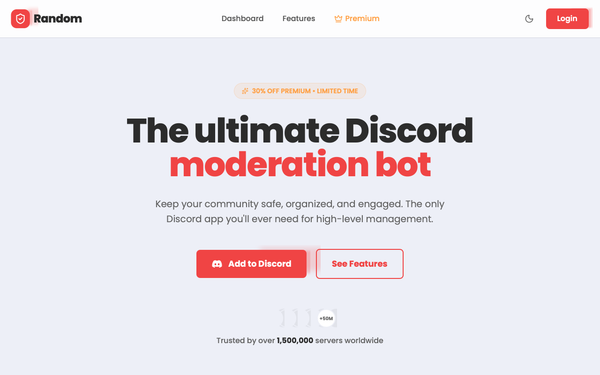 Random Bot - Refined Header Navigation preview