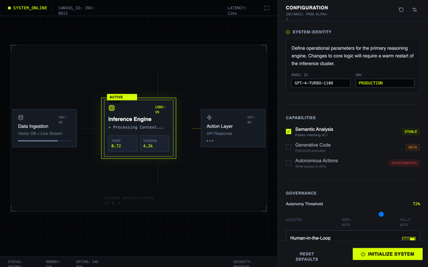 AI System Configuration Console preview