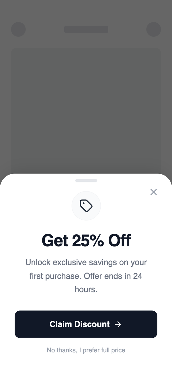 Fully Responsive Bottom Sheet & Modal preview
